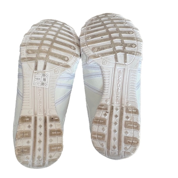 Skechers Sneakesr Bikers Lite Relive White Athletic Relaxed Fit Size 9 Slip On - Picture 10 of 12